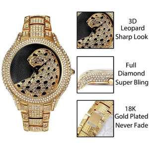 Planet Gates v2241 Watch Men Diamond Gold Mens Watches Top Brand Luxury C Black Simple Tiger Xfcs Business Men's Quartz Watch