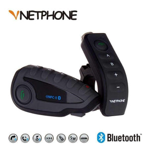 Planet Gates V8 Intercom 5-Way Bluetooth Motorcycle Equipment Helmet Headset FM Stereo MP3 NFC Remote Control Support Smart Phone