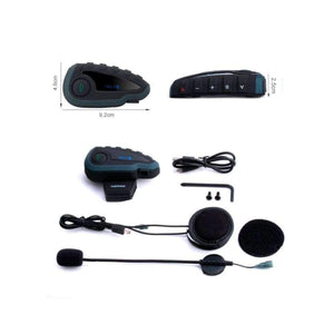 Planet Gates V8 Intercom 5-Way Bluetooth Motorcycle Equipment Helmet Headset FM Stereo MP3 NFC Remote Control Support Smart Phone
