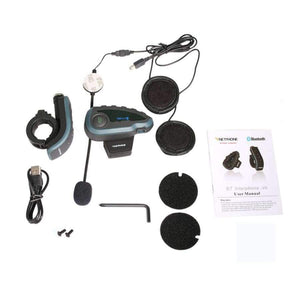 Planet Gates V8 Intercom 5-Way Bluetooth Motorcycle Equipment Helmet Headset FM Stereo MP3 NFC Remote Control Support Smart Phone