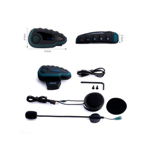 Planet Gates V8 Intercom 5-Way Bluetooth Motorcycle Equipment Helmet Headset FM Stereo MP3 NFC Remote Control Support Smart Phone