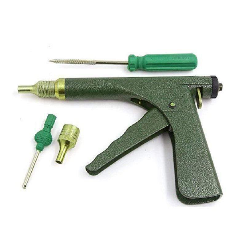 Planet Gates Vacuum Tire Repair Gun Kit Motorcycle Electric Bicycle Vacuum Tire Repair Tools Puncture Plug Repair Block Air Leaking kit