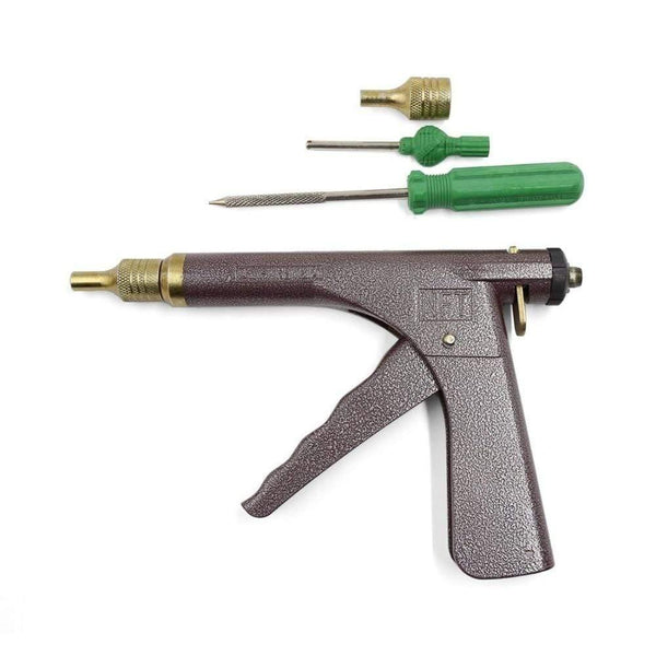 Planet Gates Vacuum Tire Repair Gun Kit Motorcycle Electric Bicycle Vacuum Tire Repair Tools Puncture Plug Repair Block Air Leaking kit