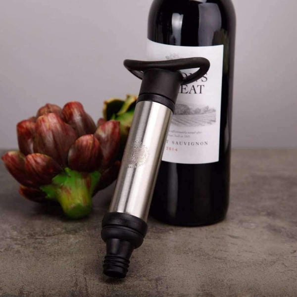 Planet Gates Vacuum Wine Saver Pump Wine Preserver + 6 Vacuum Bottle Stoppers Top Grade Wine Accessories Bar Tools + 10pcs WINE DISK Pourer