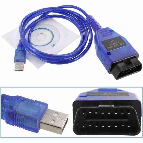Planet Gates VAG-COM 409.1 Vag Com L USB + Fiat Ecu Interface Car Ecu Scan Tool FT232RL Chip USB Cable OBD2 OBDII Diagnostic Scanner