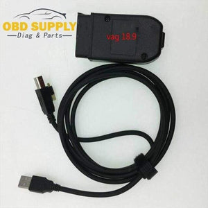 Planet Gates vag18.9 OBD2 vag com cable18.9 and 19.6 for vw for audi for seat for skoda obd scanner  update free official website V2-HEX
