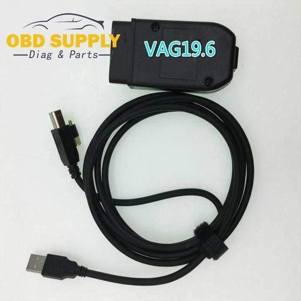 Planet Gates vag19.6 OBD2 vag com cable18.9 and 19.6 for vw for audi for seat for skoda obd scanner  update free official website V2-HEX