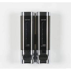 Planet Gates vague chrome double Bathroom Soap Dispenser Shower Liquid Shampoo 250ml Wall Mounted Bathroom Shower Soap Dispenser,hotel products free shipping