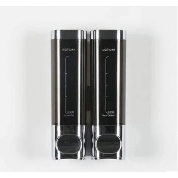 Planet Gates vague chrome double Bathroom Soap Dispenser Shower Liquid Shampoo 250ml Wall Mounted Bathroom Shower Soap Dispenser,hotel products free shipping