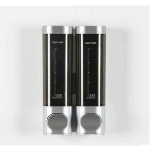 Planet Gates vague silver double Bathroom Soap Dispenser Shower Liquid Shampoo 250ml Wall Mounted Bathroom Shower Soap Dispenser,hotel products free shipping