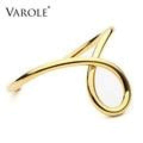 Planet Gates VAROLE Simple Lines Exaggerated Bracelets & Bangles for Women Cuff Bangle Gold/Silver Colors Noeud Armband Pulseiras