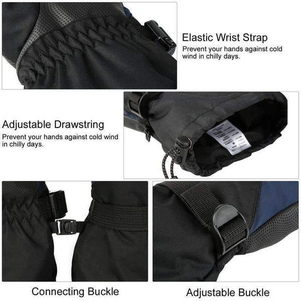 Planet Gates Vbiger Men Women Ski Thick Gloves Warm Winter Touch Screen Gloves Sports Outdoor Mitten Gloves