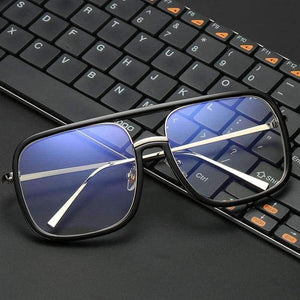 Planet Gates VCKA Anti Blue light Glasses Frame women Oversized metal frame Goggles Radiation-resistant Square Computer men Gaming Eyewear