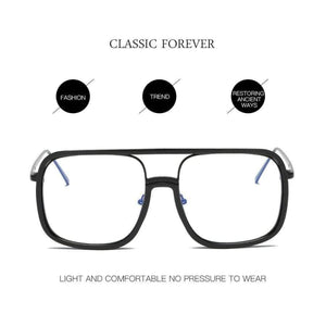 Planet Gates VCKA Anti Blue light Glasses Frame women Oversized metal frame Goggles Radiation-resistant Square Computer men Gaming Eyewear