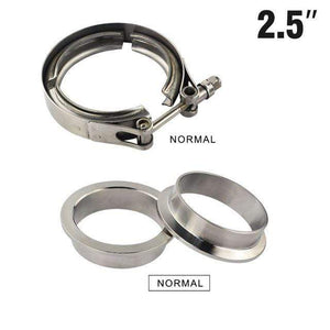 Planet Gates VCN25 VFN25 VR - 2.5" SUS 304 Steel Stainless Exhaust V Band Clamp Flange Kit QUICK RELEASE CLAMP Male Female FLANGE OR NORMAL TYPE