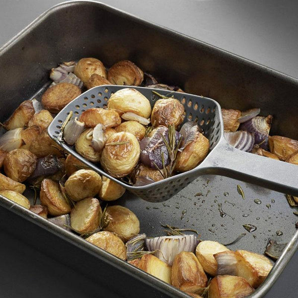 Planet Gates Vegetable Strainer Cooking Shovels Vegetable French Fries Strainer Scoop Nylon Spoon Large Colander Soup Filter Kitchen Tools
