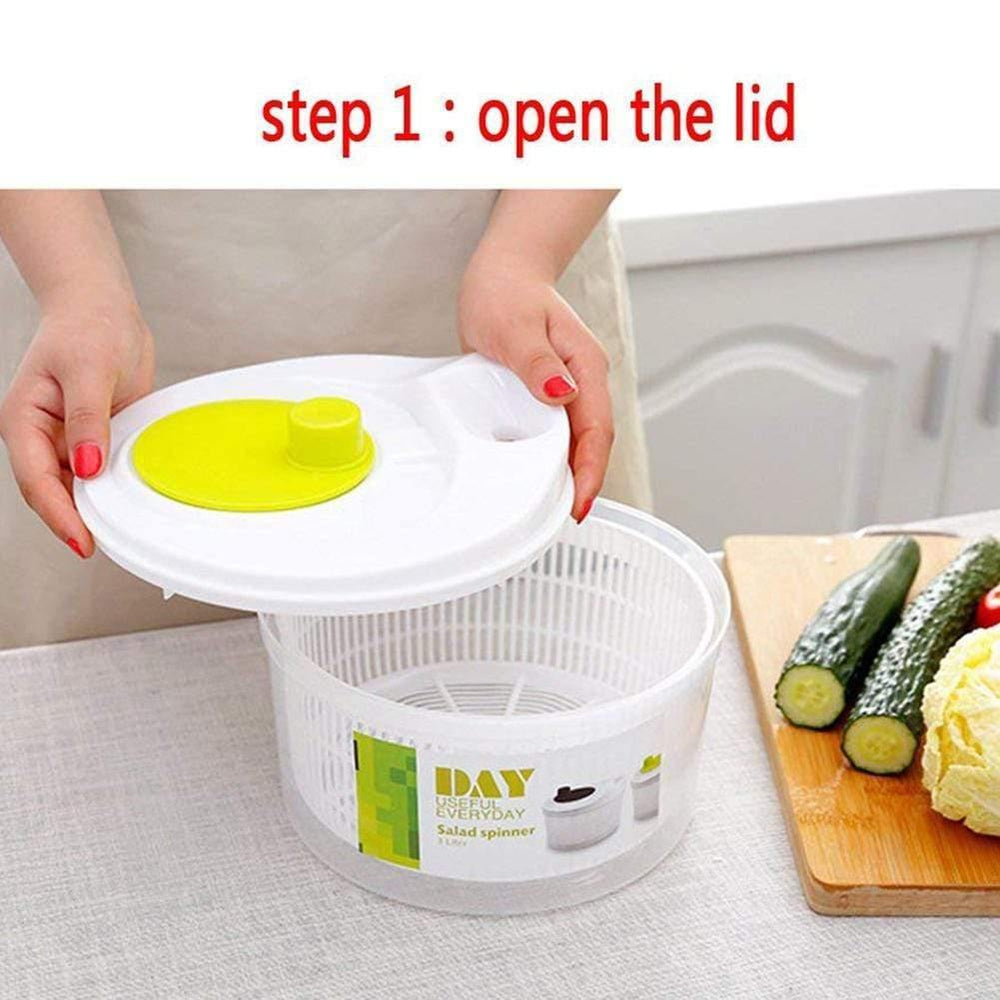 Vegetables Dryer Salad Spinner Fruits Basket Fruit Wash Clean Basket Storage Washer Drying Machine Useful kitchen tools