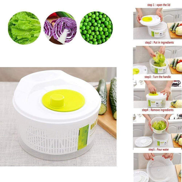 Vegetables Dryer Salad Spinner Fruits Basket Fruit Wash Clean Basket Storage Washer Drying Machine Useful kitchen tools