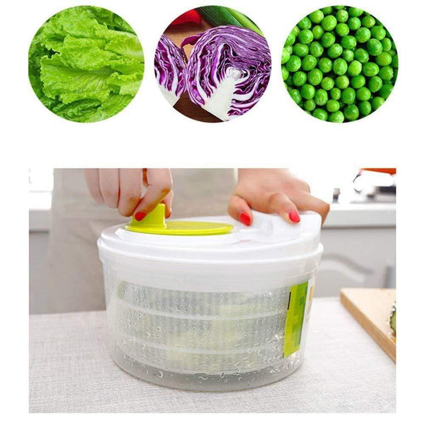Vegetables Dryer Salad Spinner Fruits Basket Fruit Wash Clean Basket Storage Washer Drying Machine Useful kitchen tools