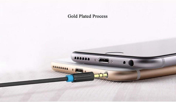 Planet Gates Vention 3.5mm to 6.35mm Adapter Aux Cable for Mixer Amplifier Gold Plated 3.5 Jack to 6.5 Jack 0.5m 3m 5m Aux Cabo Male to Male