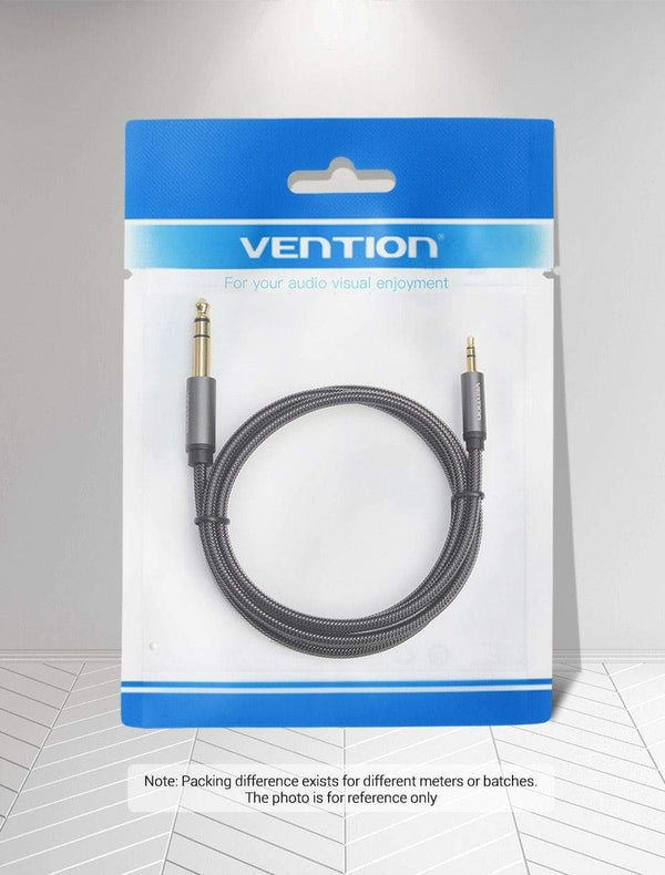 Planet Gates Vention 3.5mm to 6.35mm Adapter Aux Cable for Mixer Amplifier Gold Plated 3.5 Jack to 6.5 Jack 0.5m 3m 5m Aux Cabo Male to Male