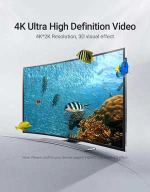 Planet Gates Vention HDMI Cable 4K HDMI 2.0 Cable HDMI 90/270 Degree Angle Adapter for Apple TV PS4 Splitter Video Audio 90 Degree HDMI Cable