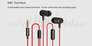 Planet Gates Vention In Ear Earphone Metal Noise Cancelling In-Ear Earpiece with Microphone for iphone Xiaomi Samsung Huawei LG Mobile Phone
