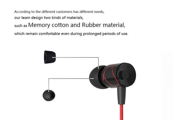 Planet Gates Vention In Ear Earphone Metal Noise Cancelling In-Ear Earpiece with Microphone for iphone Xiaomi Samsung Huawei LG Mobile Phone