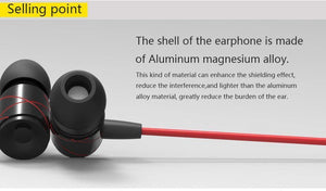 Planet Gates Vention In Ear Earphone Metal Noise Cancelling In-Ear Earpiece with Microphone for iphone Xiaomi Samsung Huawei LG Mobile Phone