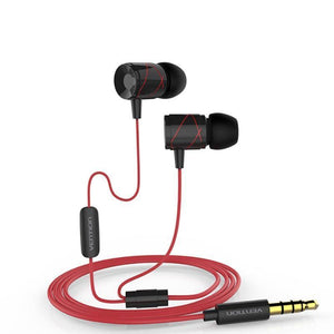 Planet Gates Vention In Ear Earphone Metal Noise Cancelling In-Ear Earpiece with Microphone for iphone Xiaomi Samsung Huawei LG Mobile Phone