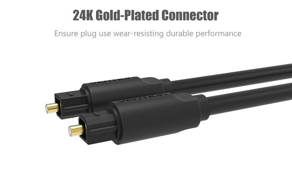 Planet Gates Vention Optical Fiber Audio Cable Toslink Digital SPDIF Cable 1m 2m 3m 5m For Blu-ray CD DVD player Xbox 360 PS3 Mini Disc AV ne