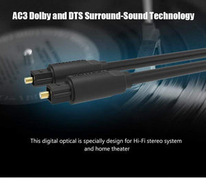 Planet Gates Vention Optical Fiber Audio Cable Toslink Digital SPDIF Cable 1m 2m 3m 5m For Blu-ray CD DVD player Xbox 360 PS3 Mini Disc AV ne