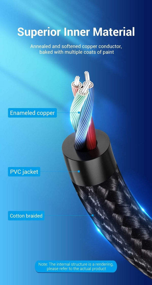 Planet Gates Vention RCA Cable 3.5mm to 2RCA Splitter RCA Jack 3.5 Cable RCA Audio Cable for Smartphone Amplifier Home Theater AUX Cable RCA