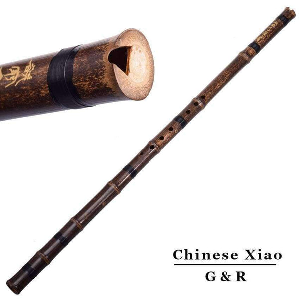Planet Gates Vertical Bamboo Flute 8 Holes Xiao Accurately Tuned Chromatic Musical Instrument G/F Key Dong Xiao  For Beginners Flauta