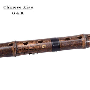 Planet Gates Vertical Bamboo Flute 8 Holes Xiao Accurately Tuned Chromatic Musical Instrument G/F Key Dong Xiao  For Beginners Flauta