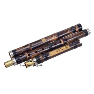 Planet Gates Vertical Bamboo Flute Xiao 8 Holes Accurately Tuned Chromatic Music Instrument G/F Key Dong Xiao Three Sections Flauta