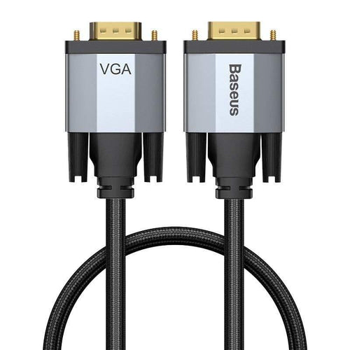 Baseus VGA Cable 1080P VGA Male to VGA Male Cables for Projector Television Computer 15 Pin Cable for Multimedia VGA Cable Cord