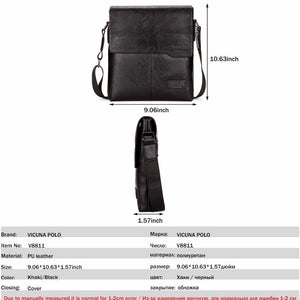 Planet Gates VICUNA POLO Vintage Fashion Mens Leather Bag Brand Casual Business Mens Bag High Quality New Mens Travel Crossbody Bag Promotion