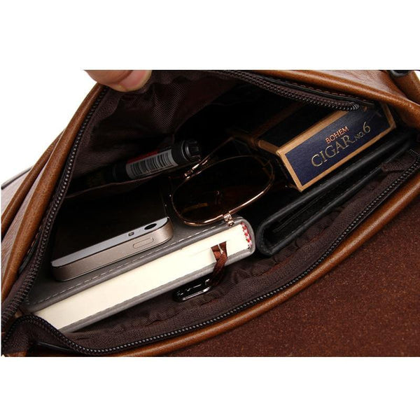 Planet Gates VICUNA POLO Vintage Fashion Mens Leather Bag Brand Casual Business Mens Bag High Quality New Mens Travel Crossbody Bag Promotion