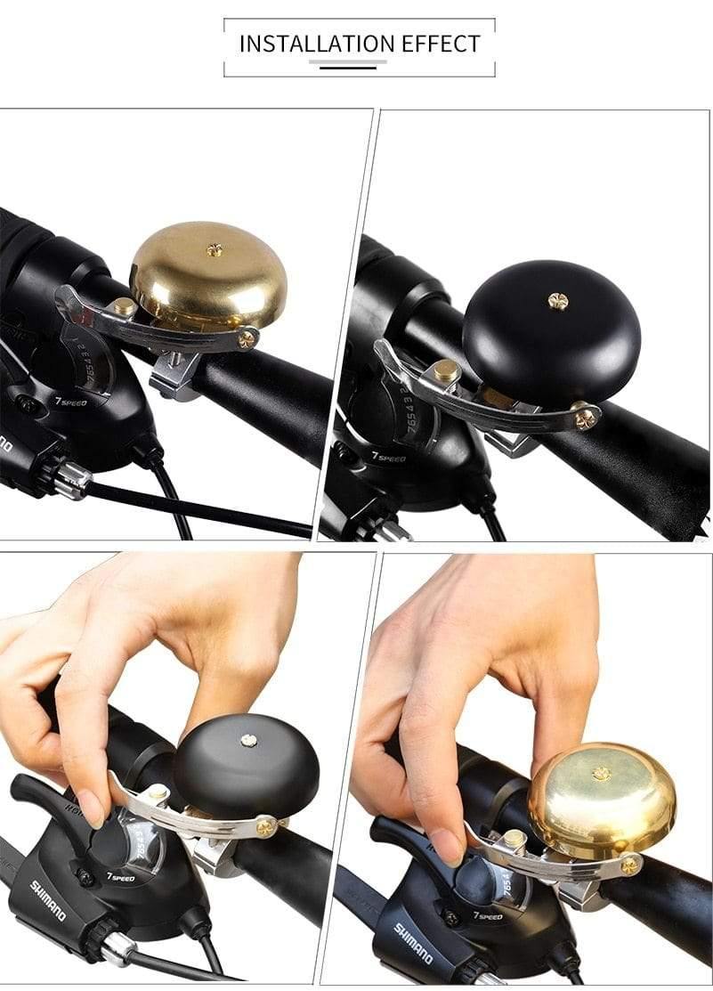 Planet Gates Vintage Bike Bell Crisp Sound Retro Classical Bike Horn Handlebar Bicycle Alarm Ring Bisiklet Korna Cycling Bell