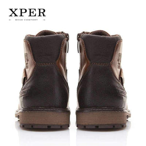 Planet Gates Vintage Brown / 7 / China XPER Autumn Winter Men Boots Big Size 40-48 Vintage Style Men Shoes Casual Fashion High-Cut Lace-up Warm Hombre #XHY12504BR