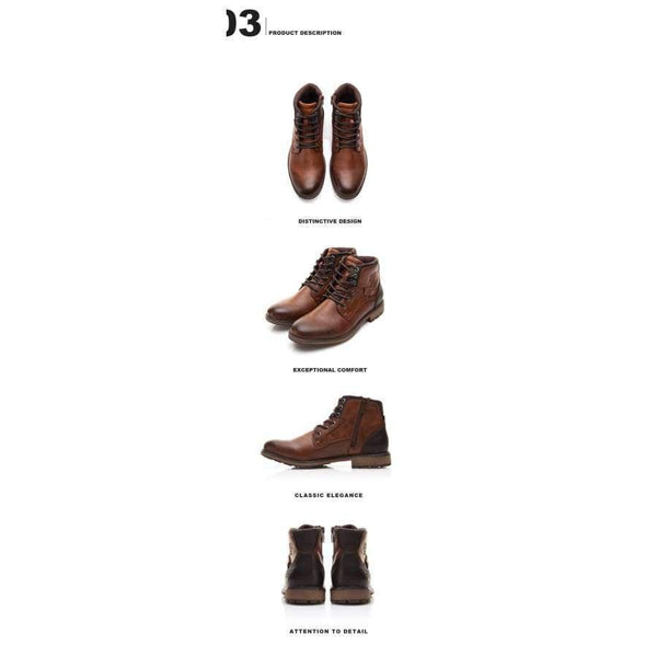 Planet Gates Vintage Brown / 7 / China XPER Autumn Winter Men Boots Big Size 40-48 Vintage Style Men Shoes Casual Fashion High-Cut Lace-up Warm Hombre #XHY12504BR