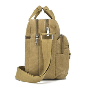 Planet Gates Vintage Canvas Briefcase Men Laptop Suitcase Travel Handbag Men Business Bags Male Messenger Bags Shoulder Bags KS1012