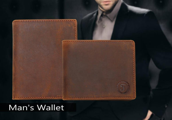 Planet Gates Vintage Crazy Horse Handmade Leather Men Wallets Multi-Functional Cowhide Coin Purse Genuine Leather Wallet For Men