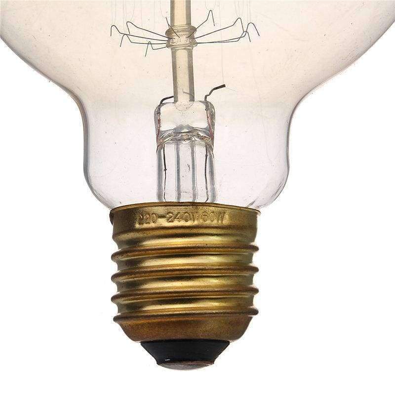Planet Gates Vintage Edison Light Bulb G95 E27 Spiral 60W Incandescent Bulb Retro Tungsten Filament Bulb Pendant Lamp Decor Lighting 220V
