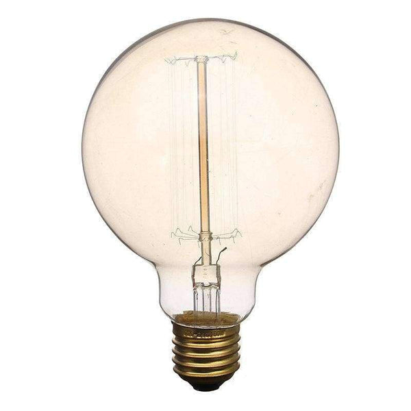 Planet Gates Vintage Edisonova žárovka G95 E27 Spirálová 60W Žárovka Retro Wolframová žárovka Závěsná lampa Dekorativní osvětlení 220V