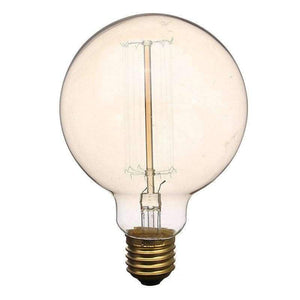 Planet Gates Vintage Edisonova žárovka G95 E27 Spirálová 60W Žárovka Retro Wolframová žárovka Závěsná lampa Dekorativní osvětlení 220V