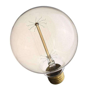 Planet Gates Vintage Edisonova žárovka G95 E27 Spirálová 60W Žárovka Retro Wolframová žárovka Závěsná lampa Dekorativní osvětlení 220V