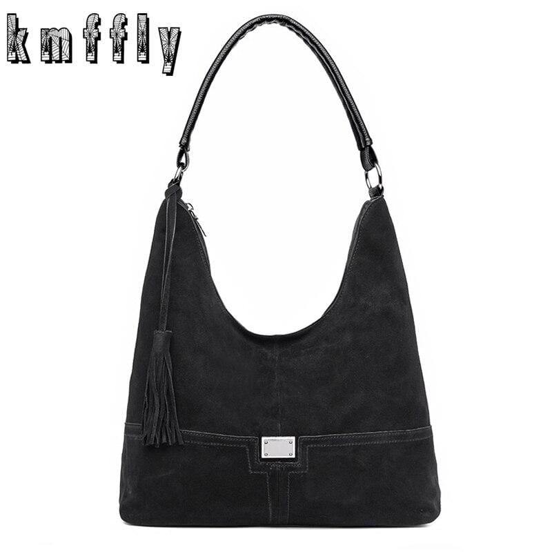Vintage Fashion Casual Tote Faux Suede Bags Handbags Women Famous Brands Luxury Leather