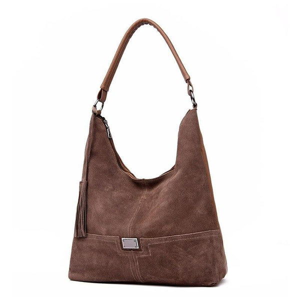 Vintage Fashion Casual Tote Faux Suede Bags Handbags Women Famous Brands Luxury Leather